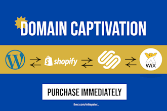 configure, connect and transfer your domain to squarespace, wix and shopify