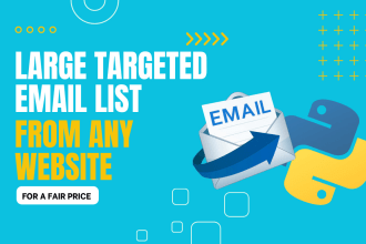scrape targeted b2b email lists for lead generation and marketing