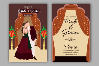 design unique card for weddings, birthdays, baby showers, parties, and greetings