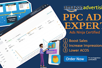 setup, optimize and scale your amazon PPC campaigns ads