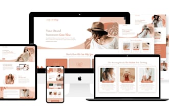 design kajabi website or sales funnel landing page, kajabi online course
