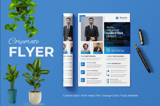 professional flyer design with adobe illustrator