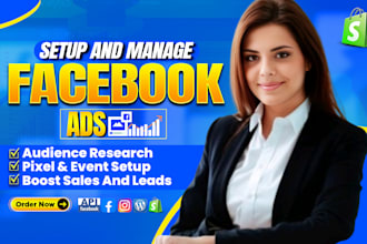 set up and manage facebook and instagram ads campaign for your business