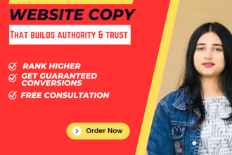create sales copy and website copywriting that sells