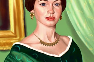 create portrait, historical portrait, character