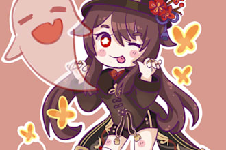 draw a chibi character for any purposes