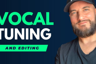 edit and manually tune your vocals