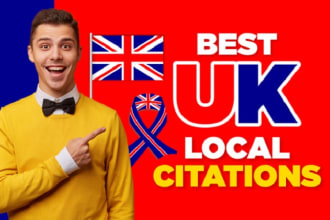 provide a 200 UK submission service of local citation