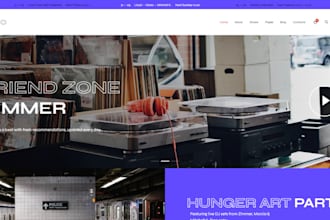 create podcast website, radio website, streaming website, music website