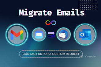 migrate emails between gmail, outlook, office 365, icloud mail, thunderbird etc
