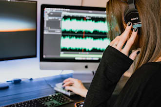 edit, clean up, enhance, fix and repair your any audio