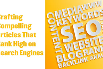 write seo friendly articles for you