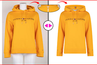 do ghost mannequin, wrinkle remove and neck joint service