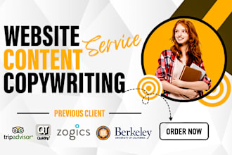 provide website copywriting and SEO website content as a copywriter