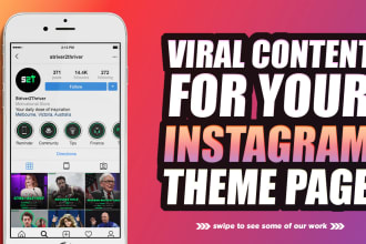 create viral content for your instagram theme page