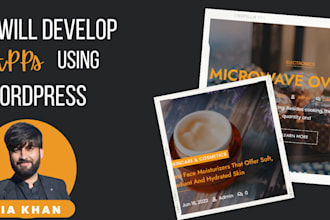 design and develop wordpress websites