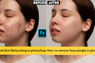 do photoshop editing, face editing beautify face smooth