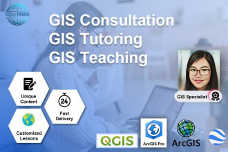 teach you arcgis and qgis