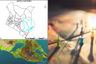 create maps or do mapping tasks using qgis or arcgis