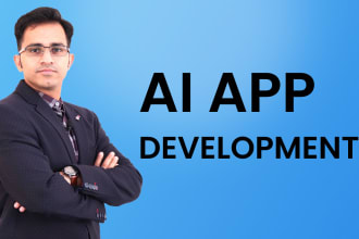develop chatgpt ai, ai saas, ai mvp, ai web application, llm software