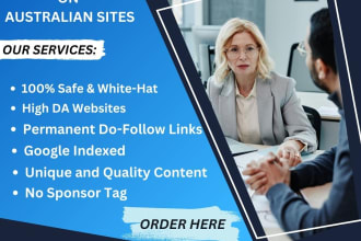 offer guest posting and link insertion services on australian sites