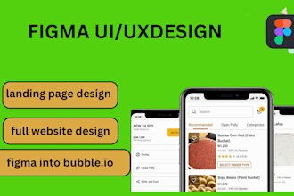 do  figma ui ux  design figma into bubble io integrate figma with bubble io
