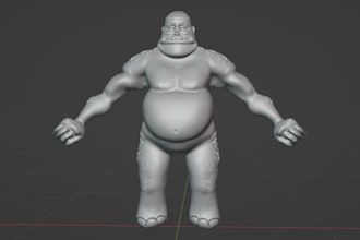 do 3d character sculpting, modeling and animation