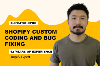 do your shopify custom code changes and bug fixes in 1 hour
