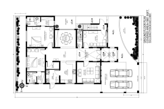 be your architect for 2d floor plan drawing in autocad