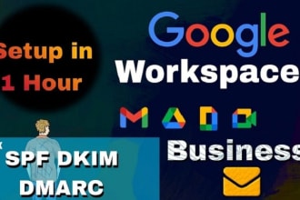 setup google workspace g suite domain email and fix spam emails
