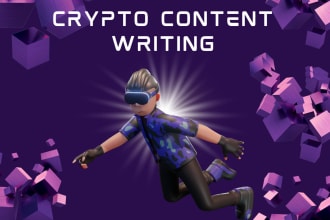do crypto SEO content writing for a blog post
