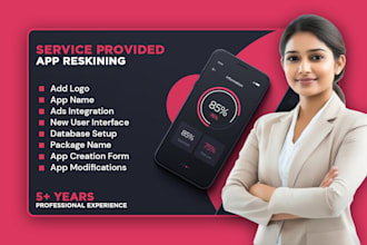 do reskin android app and modify with expert android developer