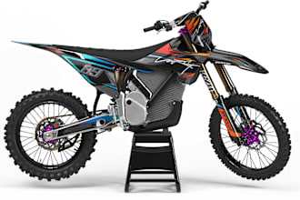 create a custom graphics kit for motorcross mx