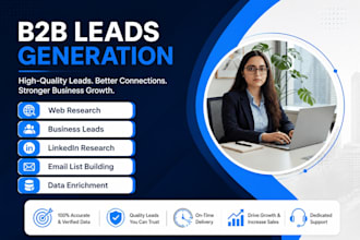 generate b2b leads with verified emails and data enrichment