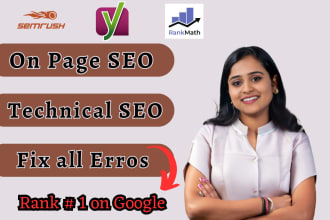 do on page seo fixing technical wordpress wix shopify errors
