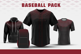 design, baseball jersey full pack sublimation uniforms in 24 hours