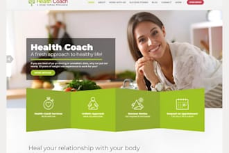 design lifestyle coaching website, career coach website, mental health website