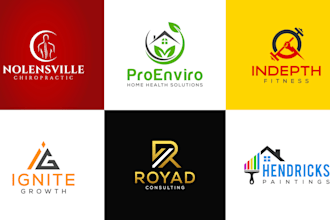 make minimalist modern business logo design