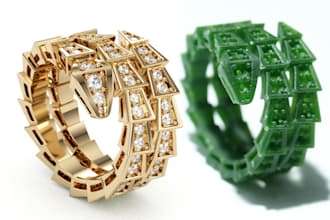custom 3d jewelry cad design ready for print and casting