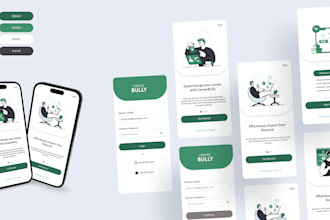 design mobile app, with figma