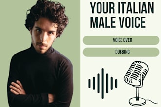 record italian male dubbing