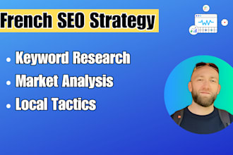 create an SEO strategy for the french market and do keyword research