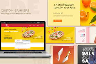 design an eye catching website banner