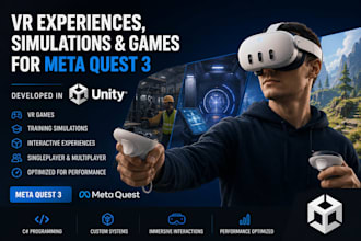 create your virtual reality experience on unity