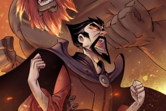 art commissions of cartoon, furry and rpg character
