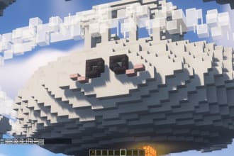 make you a tiny creative builds in minecraft