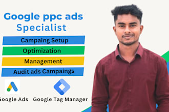 set up optimise and manage your google ads ppc campaings