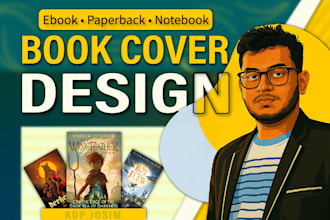 design a professional book and notebook cover for amazon kdp