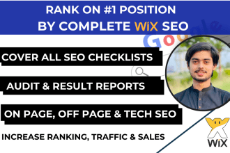 do website complete wix seo services for google top ranking