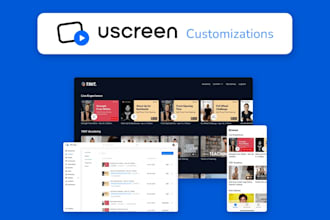 design, develop and customize your uscreen video membership website